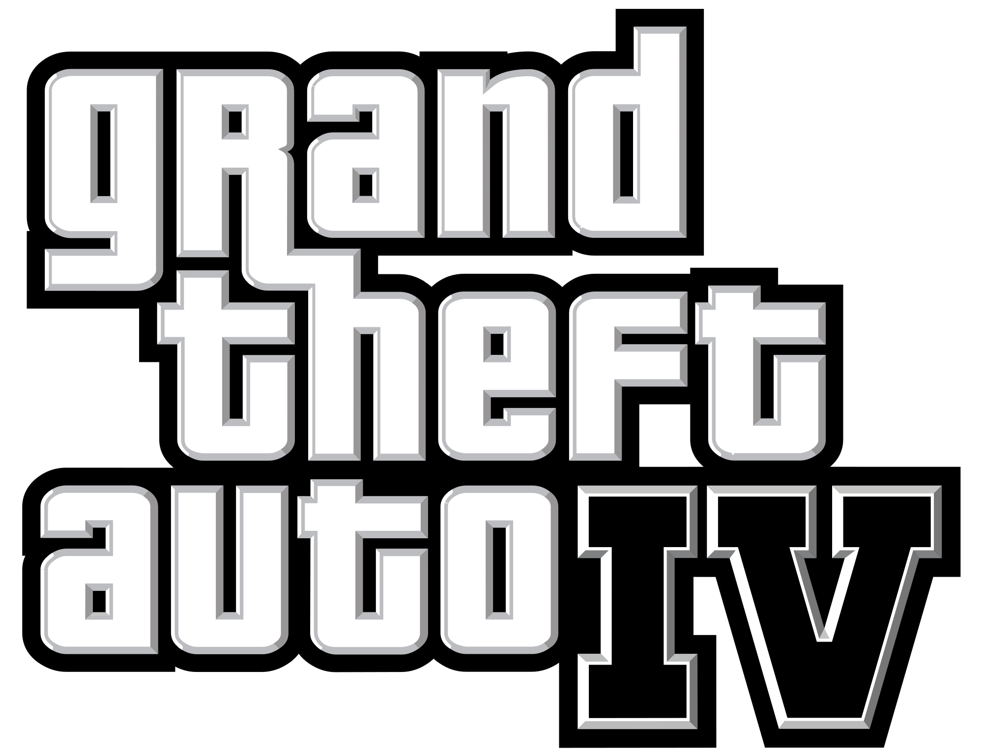 text logo